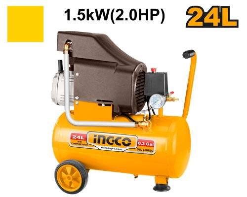 Ingco Air compressor 240V 1.5 KW 2 HP 240V 24L - AC202411