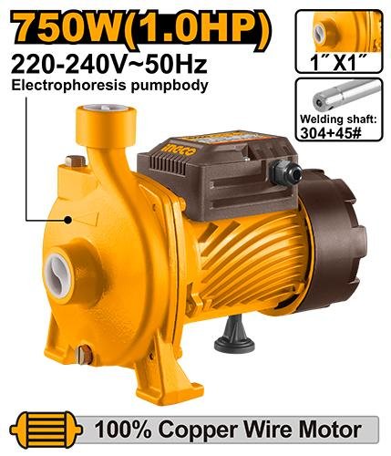 Ingco Water pump 240V 750W 1.0HP 240V 750W 1.0HP 125L - CPM75068