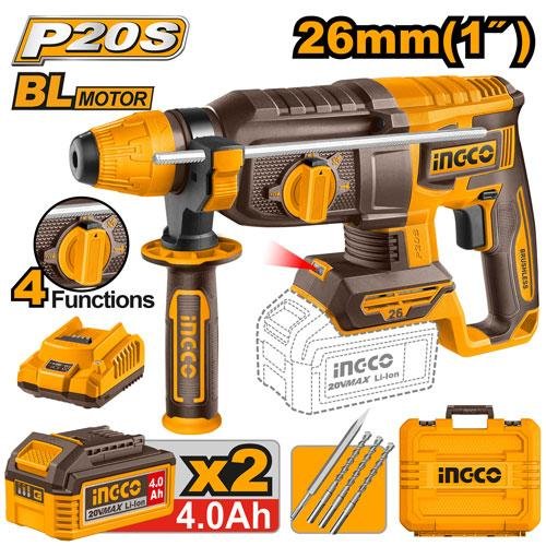 Ingco Cordless rotary hammer 20V - CRHLI202682