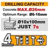 Ingco Cordless rotary hammer 42V - CRHLI422682