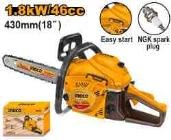 Ingco Gasoline chain saw 1.8KW 1.8kW - GCS5451811