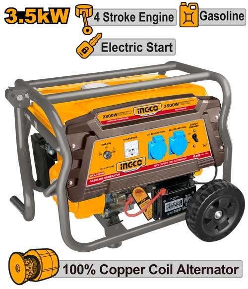 Ingco Gasoline generator - GE35006ES