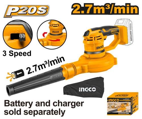 Ingco Cordless Aspirator Blower 20V - CABLI2001